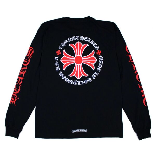 Chrome Hearts Made In Hollywood Plus Cross Long Sleeve - Black