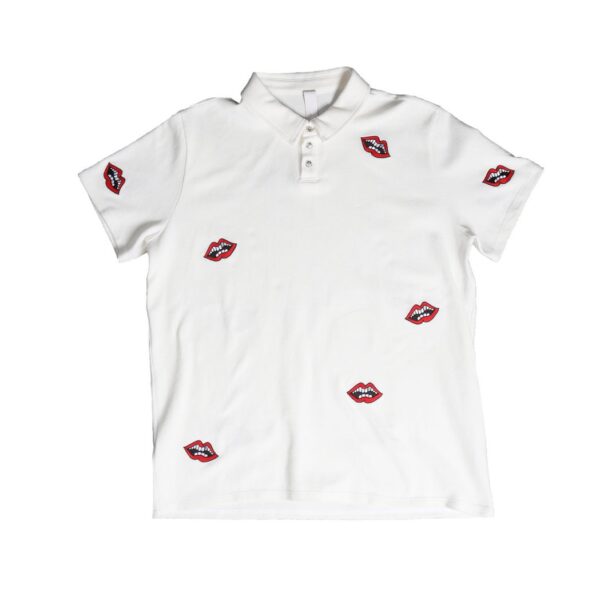 Chrome Hearts Matty Boy Chomper Polo Shirt - White