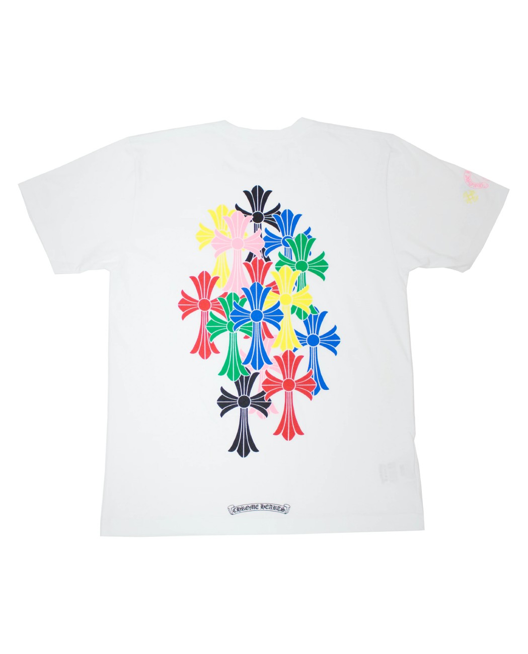 Chrome Hearts Cross Cemetery T-Shirt - Multi Color